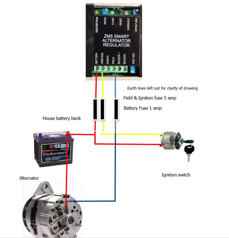 Bosch Alternator Wiring Schematic Wiring Diagram